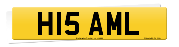 Registration number H15 AML